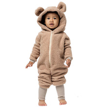 Load image into Gallery viewer, Sherpa Bear Romper - Various Colors
