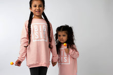 Load image into Gallery viewer, Big Sis Sweatshirt - Rose (6-12m)*
