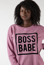 Load image into Gallery viewer, Boss Babe Sweatshirt - Various Colors (Women&#39;s)
