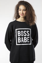 Load image into Gallery viewer, Boss Babe Sweatshirt - Various Colors (Women&#39;s)
