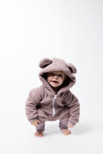 Load image into Gallery viewer, Sherpa Bear Romper - Various Colors
