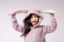 Load image into Gallery viewer, Sherpa Bunny Romper - Various Colors
