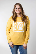 Load image into Gallery viewer, Boss Babe Sweatshirt - Various Colors (Women&#39;s)
