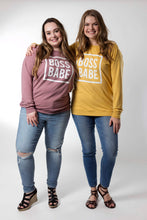 Load image into Gallery viewer, Boss Babe Sweatshirt - Various Colors (Women&#39;s)
