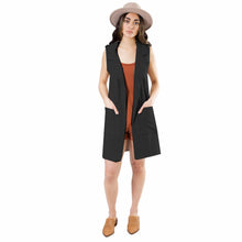 Load image into Gallery viewer, Long Pocket Vest - Various Colors
