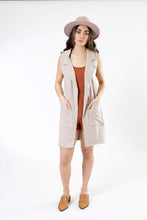 Load image into Gallery viewer, Long Pocket Vest - Various Colors

