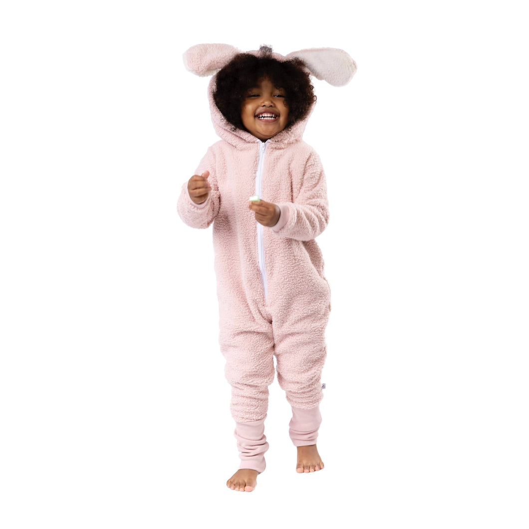 Sherpa Bunny Romper - Various Colors