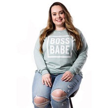 Load image into Gallery viewer, Boss Babe Lite Sweatshirt - Various Colors (Women&#39;s)
