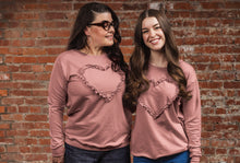 Load image into Gallery viewer, Heart Sweatshirt - Various Colors (Women&#39;s)
