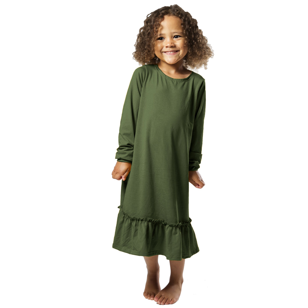 Ruffle Dress - Various Colors