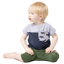 Load image into Gallery viewer, Printed Pocket Tee - Various Colors
